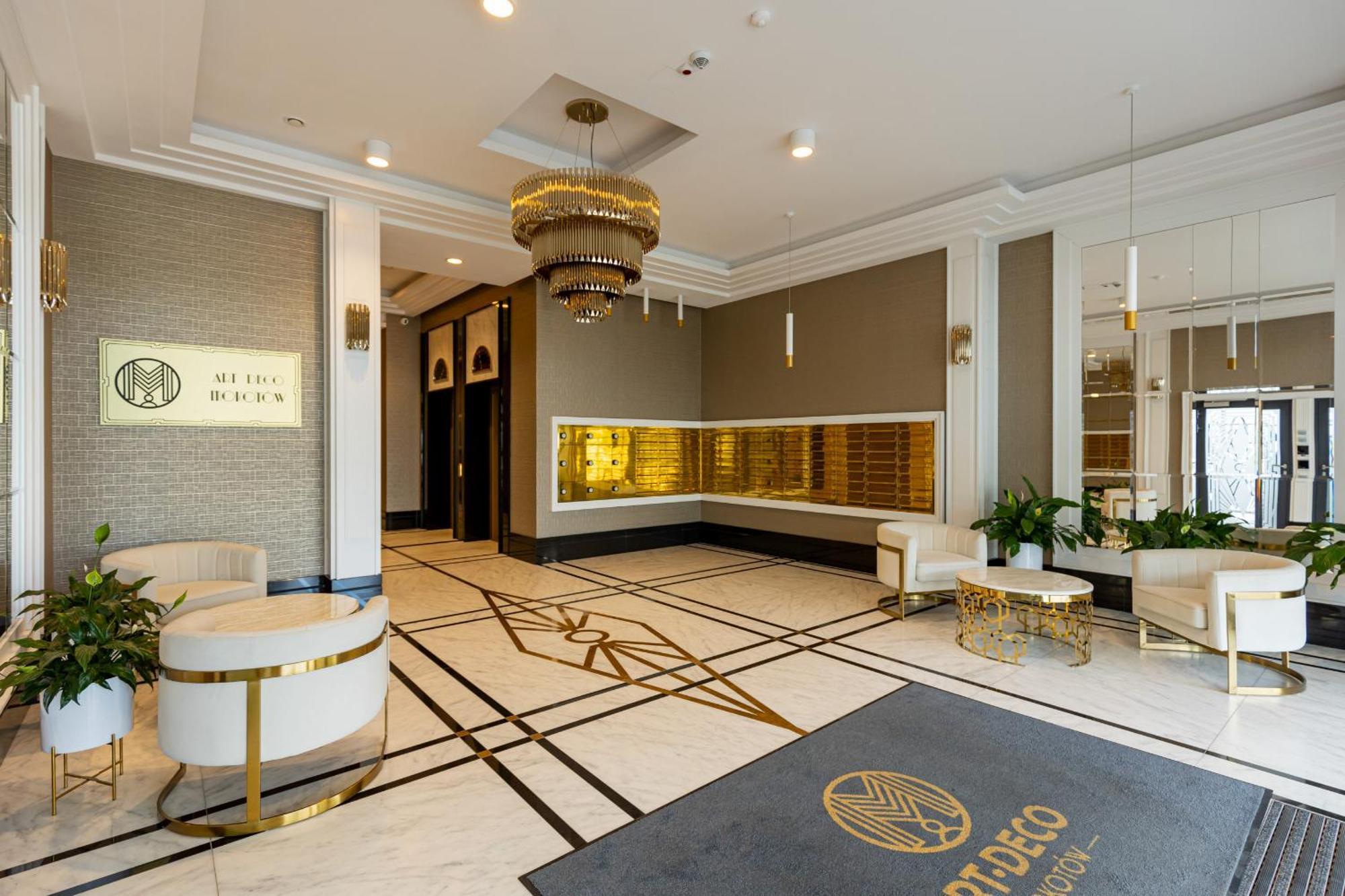 Art Deco Apartment Mokotow With Parking & Gym By Renters Prestige Warschau Buitenkant foto