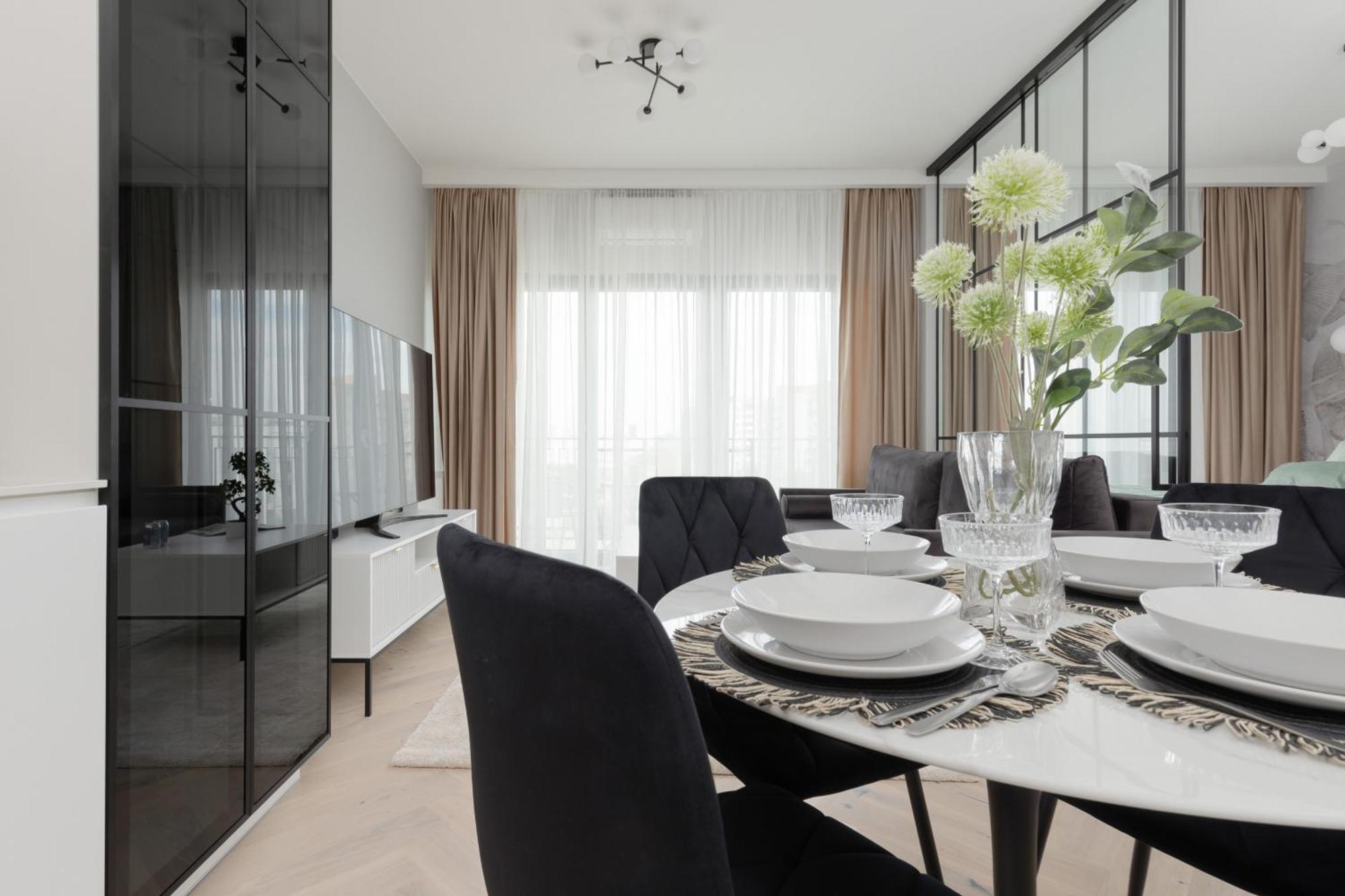 Art Deco Apartment Mokotow With Parking & Gym By Renters Prestige Warschau Buitenkant foto