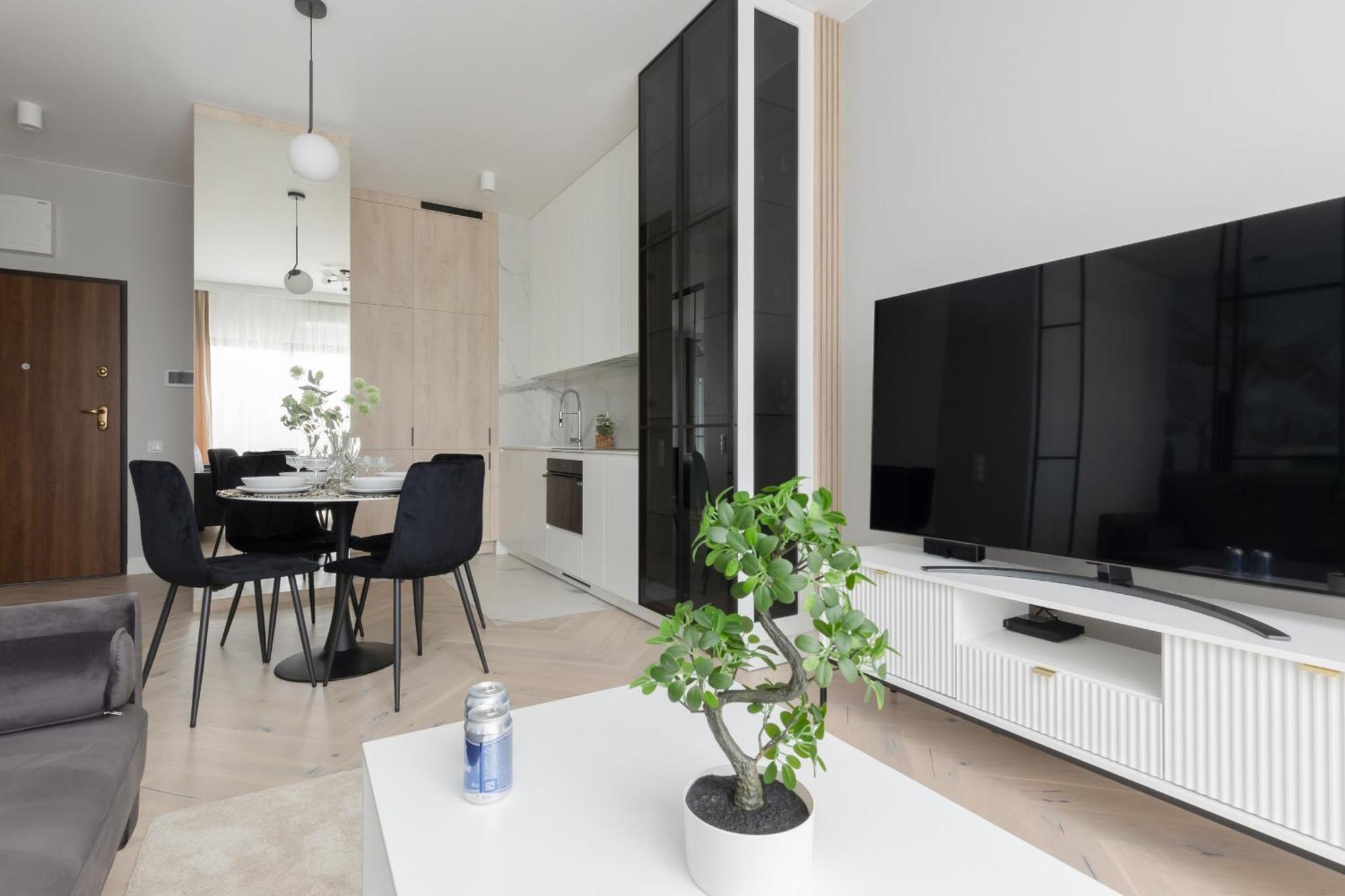 Art Deco Apartment Mokotow With Parking & Gym By Renters Prestige Warschau Buitenkant foto