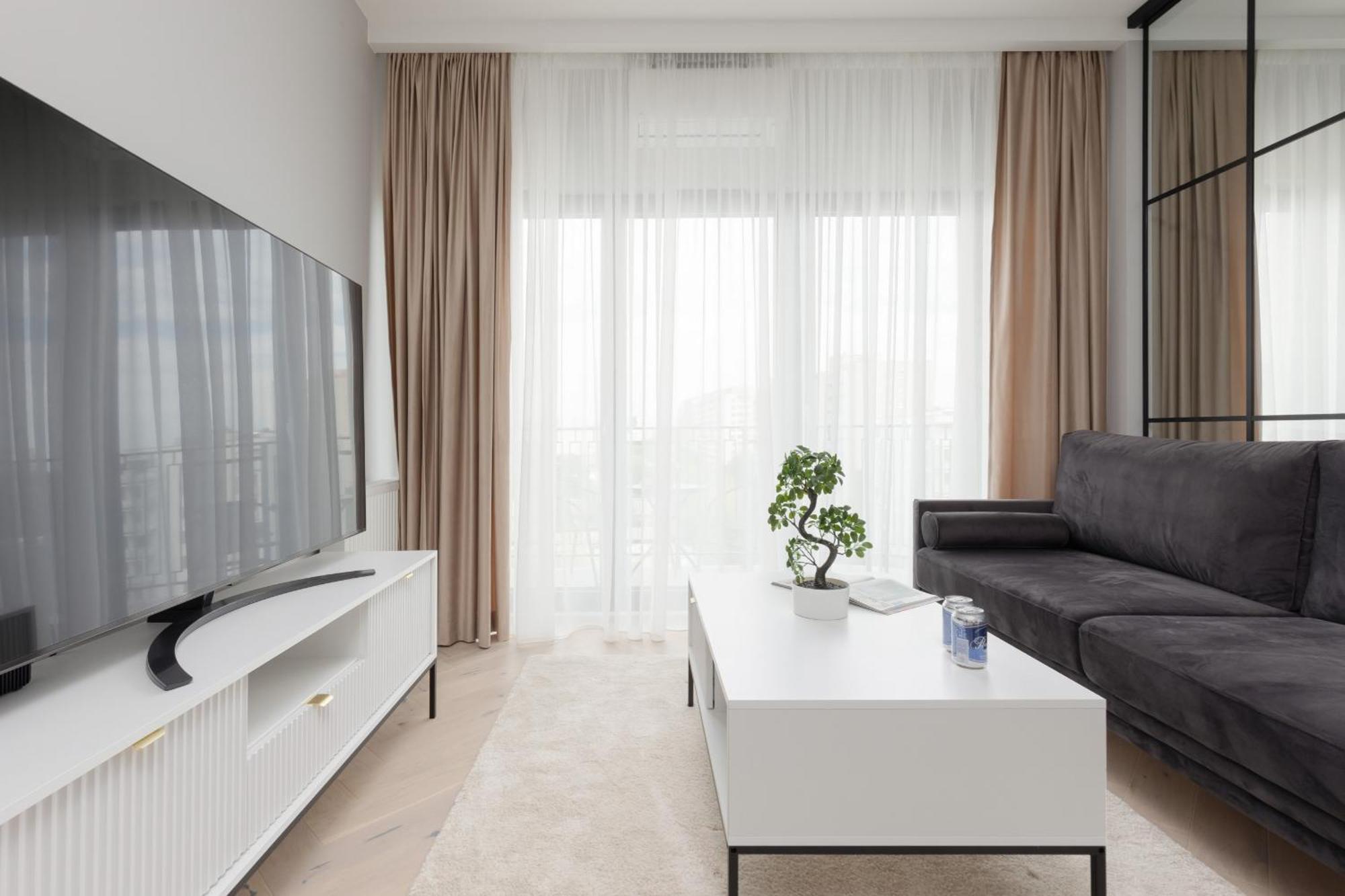 Art Deco Apartment Mokotow With Parking & Gym By Renters Prestige Warschau Buitenkant foto
